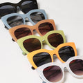 Bold Round Frame Sunglasses