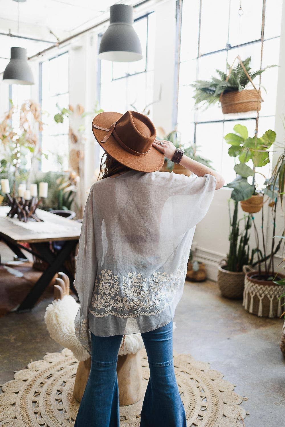 Wide Brim Bolero Hat