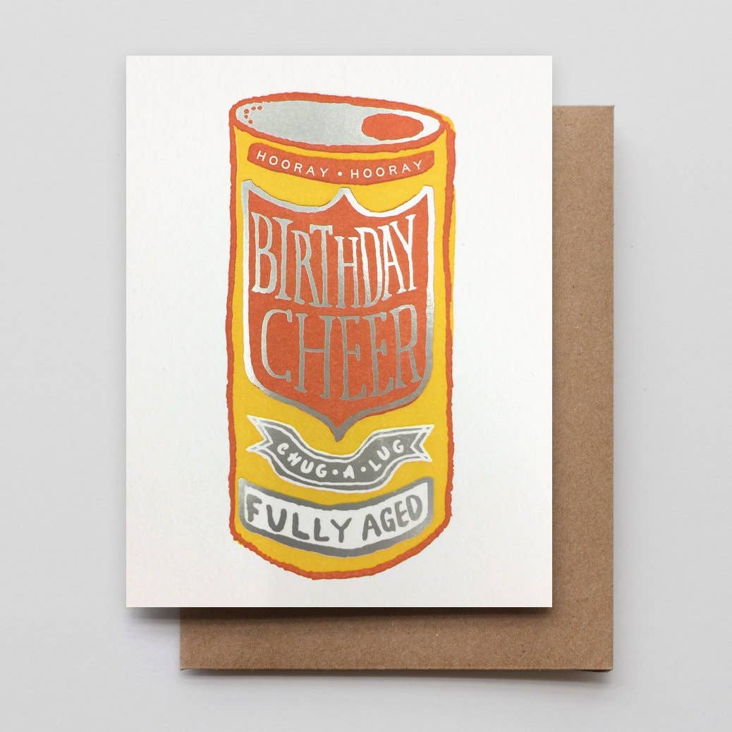 Birthday Cheer Beer Card *FOIL*