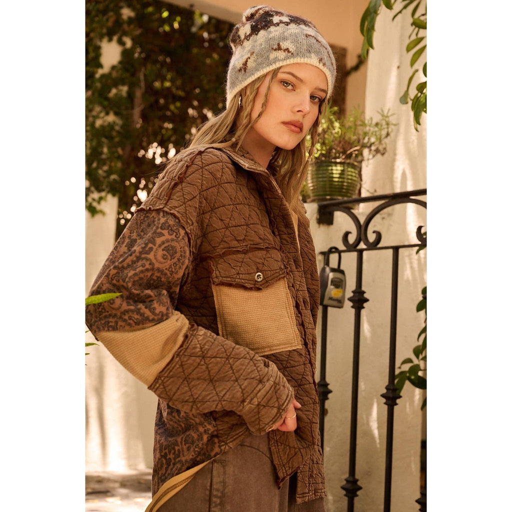 Paisley Patchwork Quilted Jacket