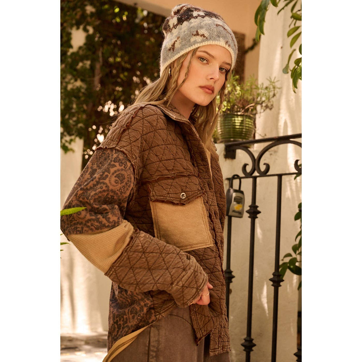 Paisley Patchwork Quilted Jacket