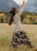 A Line Maxi Skirt