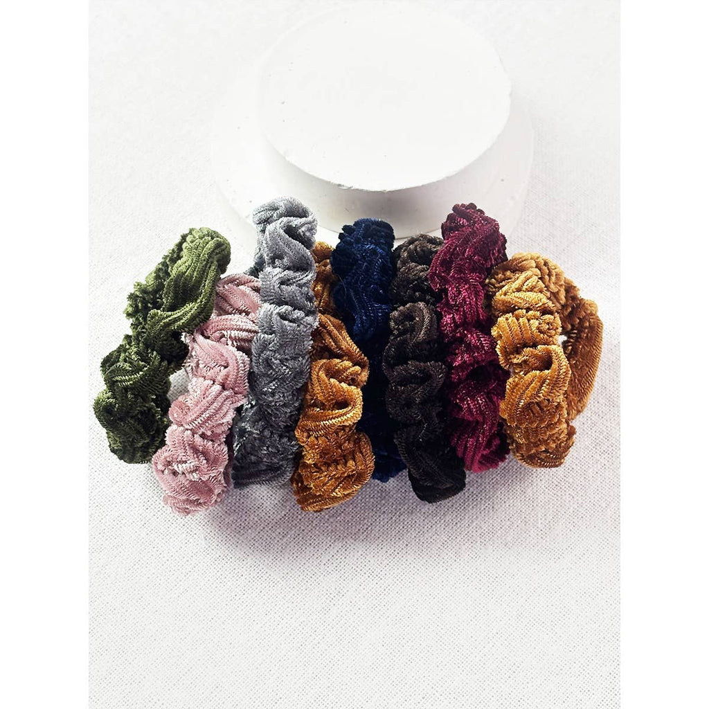 4-Pack Corduroy Scrunchie Combo Set
