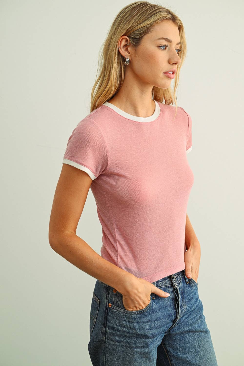 Ringer Short Sleeve Tee