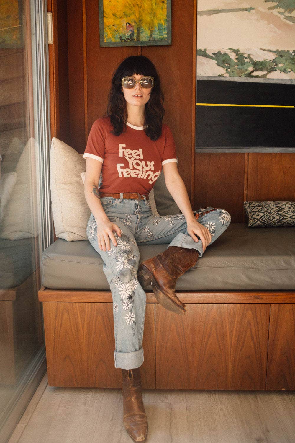 Feel Your Feelings Fitted Tee