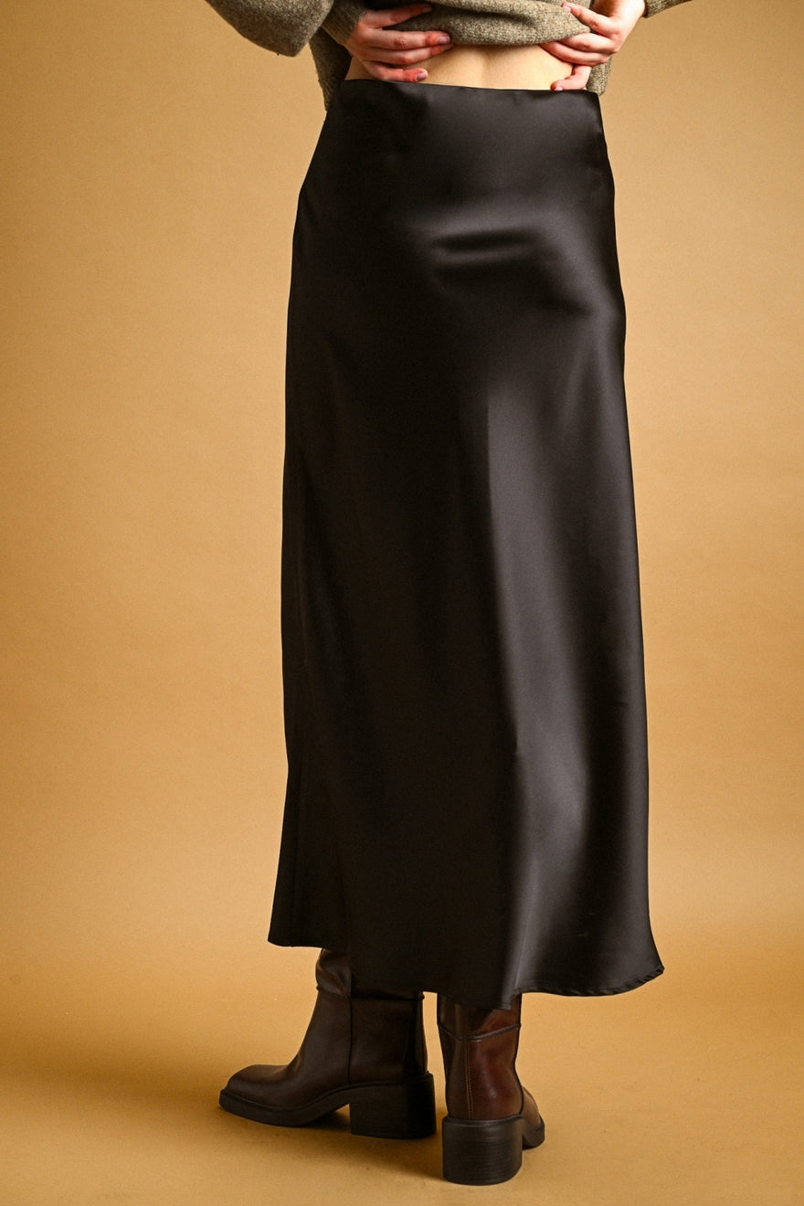 Satin Maxi Skirt