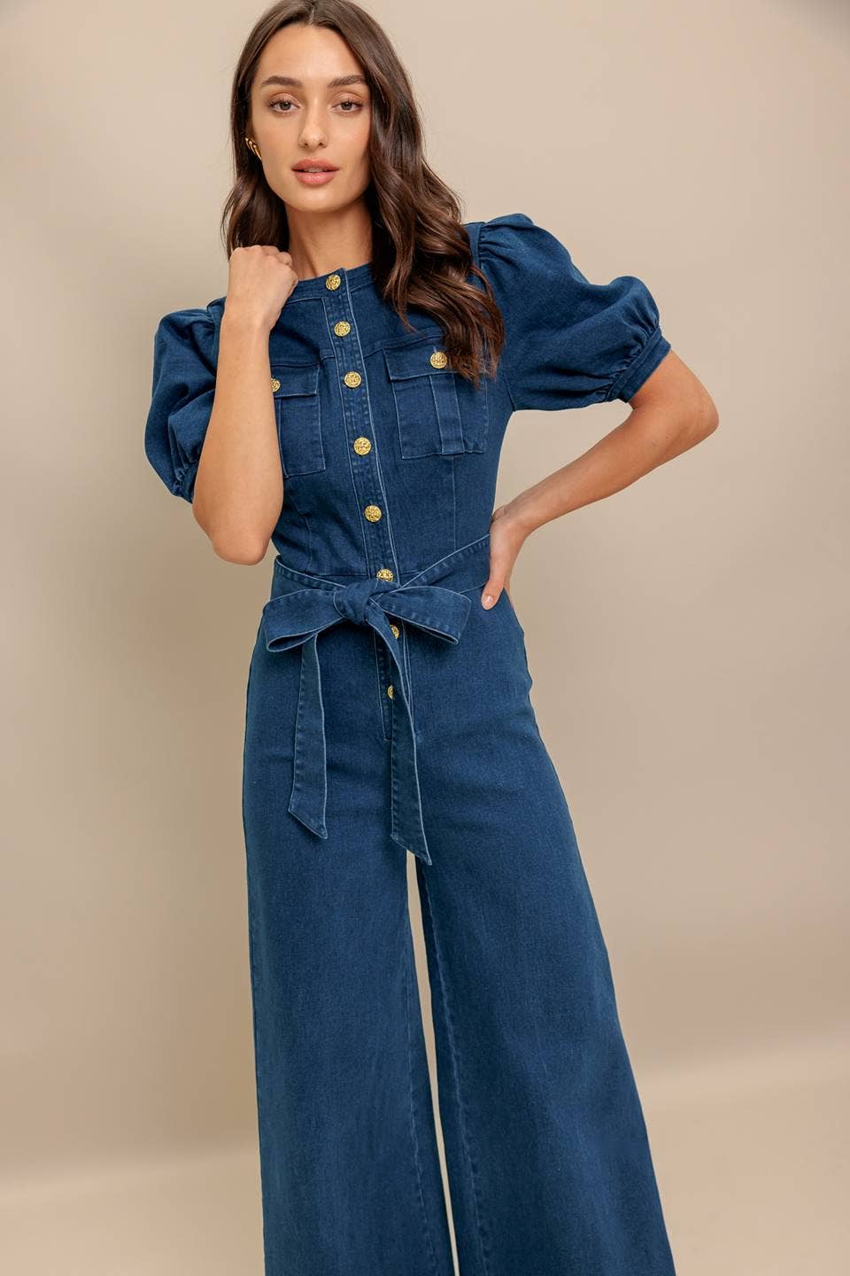 Indigo Denim Jumpsuit