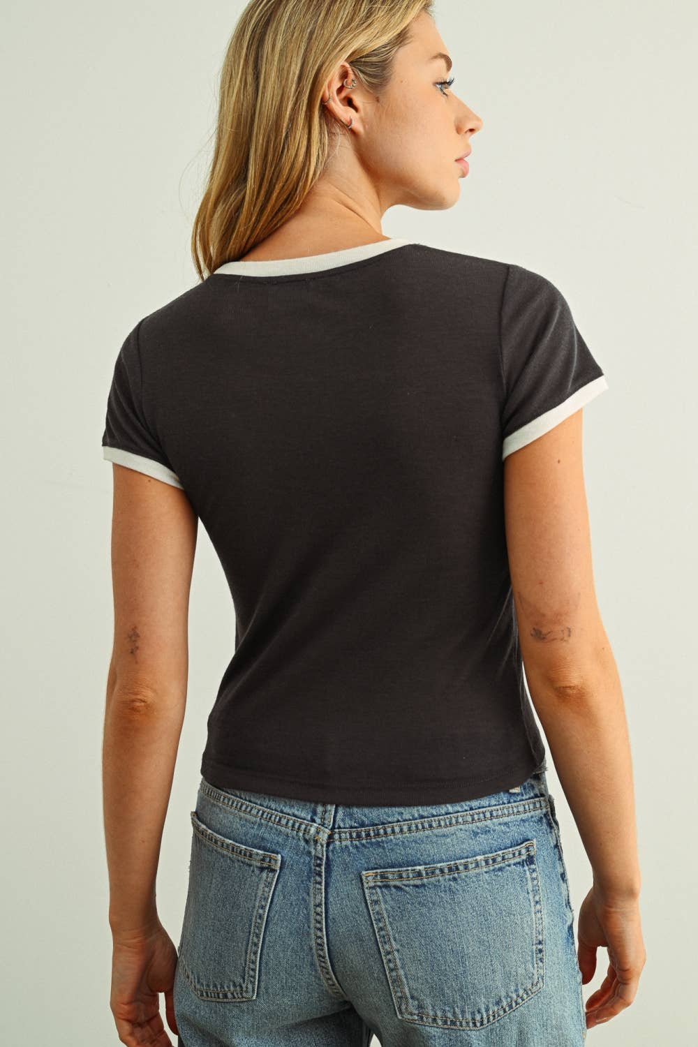 Ringer Short Sleeve Tee