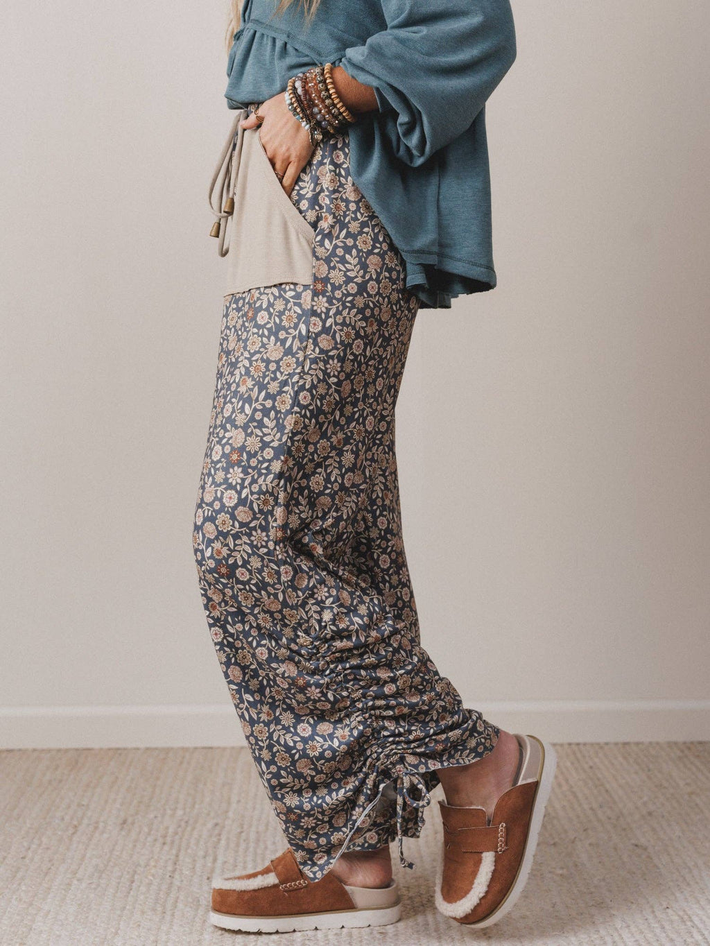Pushing Daisies Drawstring Pants