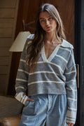 Knit V-Neck Sweater