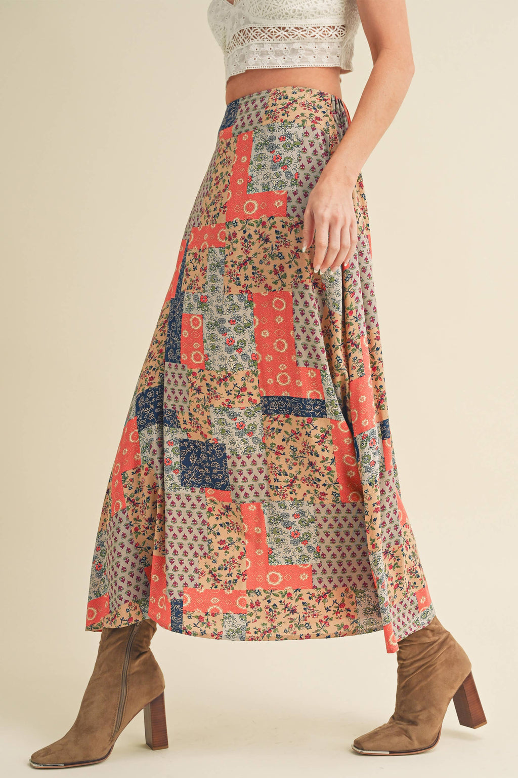 Bohemian Print Skirt