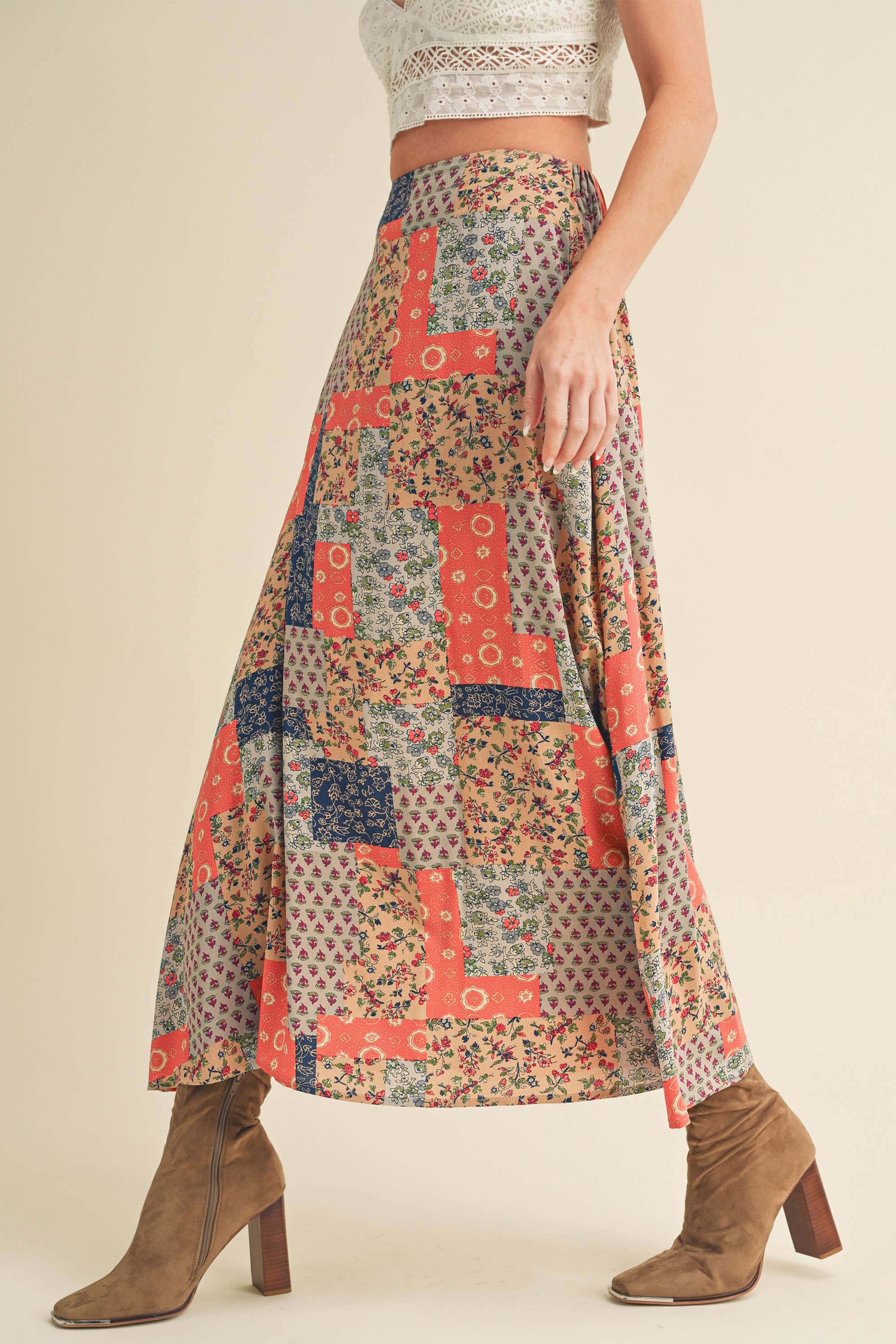 Bohemian Print Skirt
