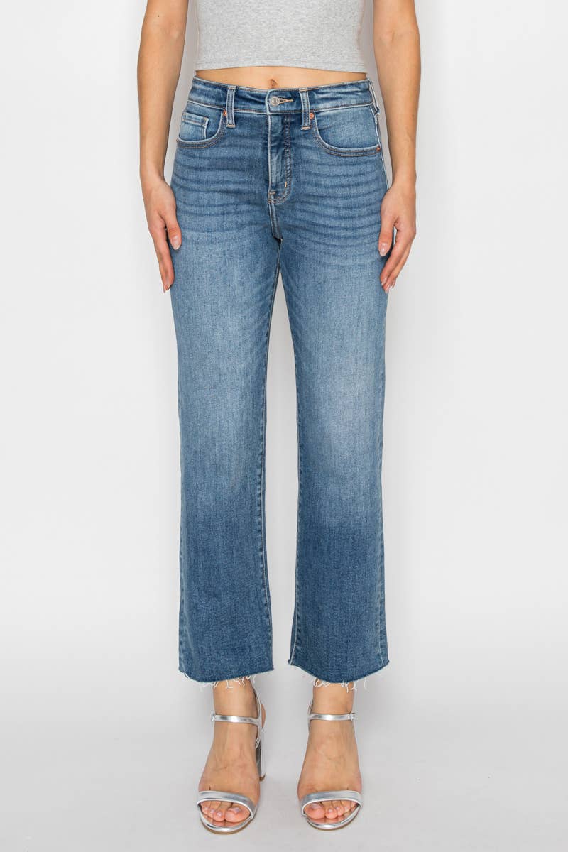 High Rise Straight Leg Jeans