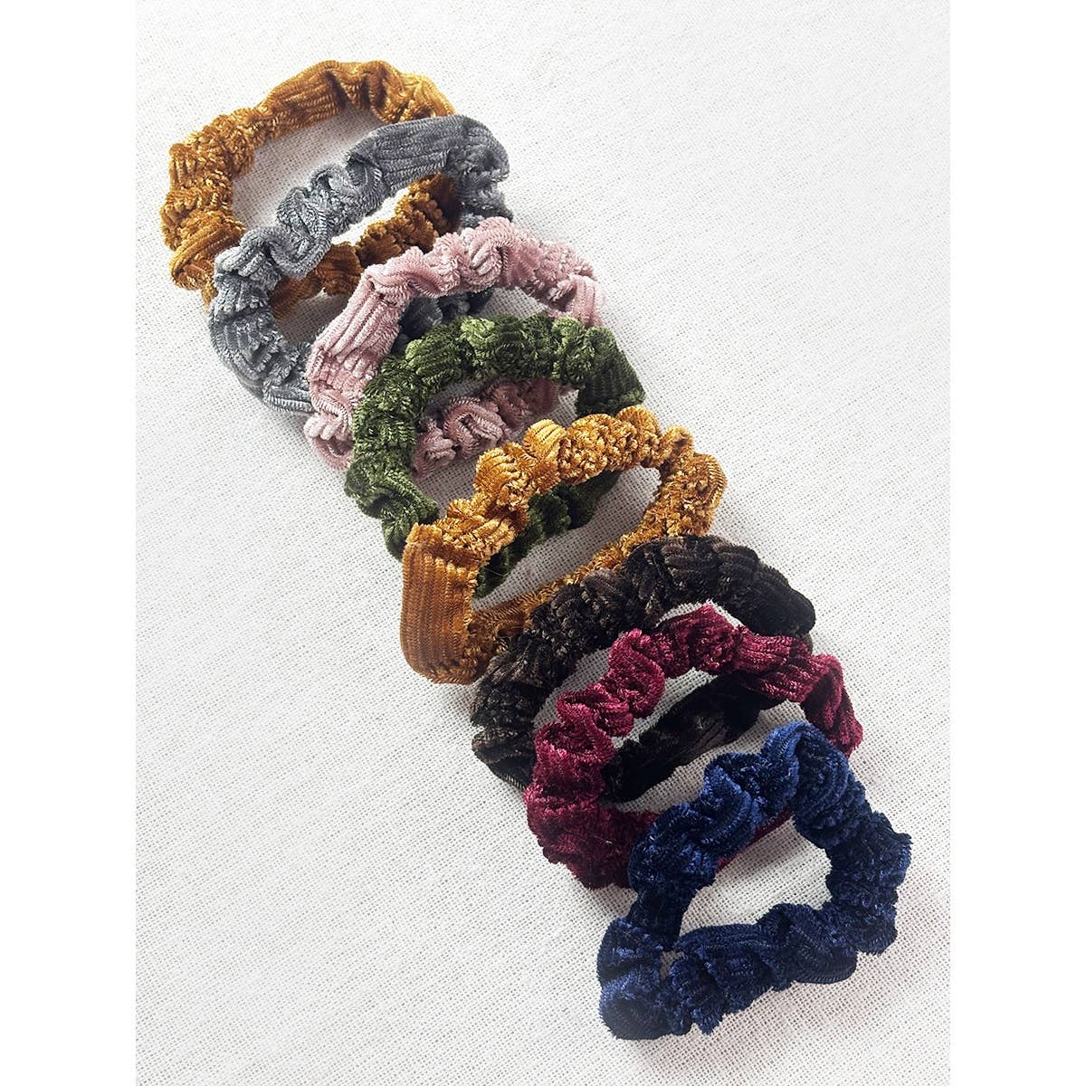 4-Pack Corduroy Scrunchie Combo Set