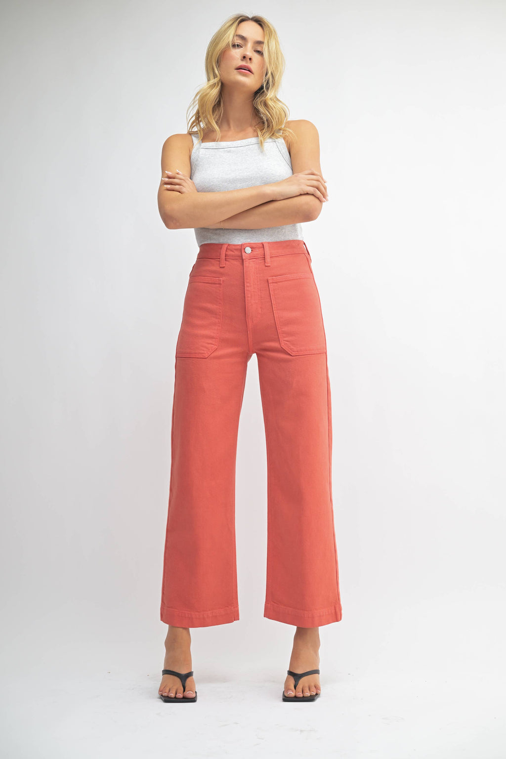 High Rise Utility Pant - Light Mauve