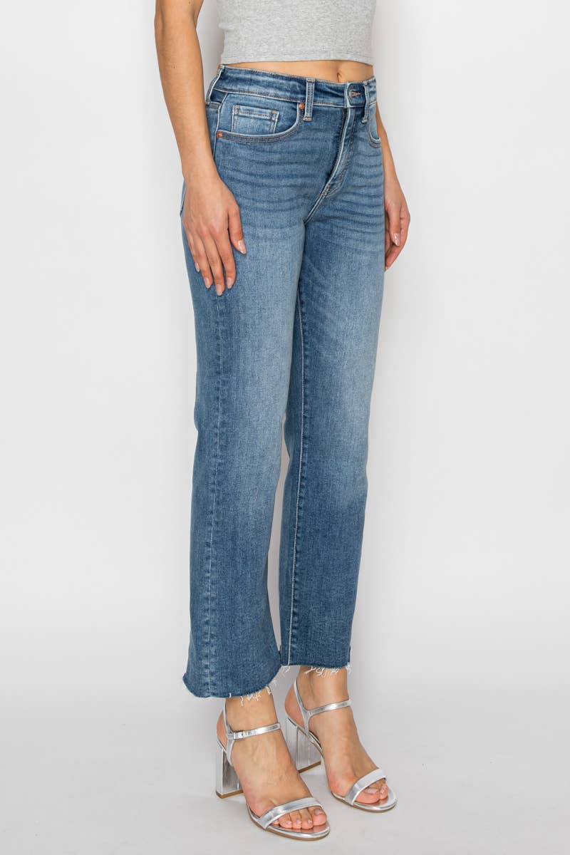 High Rise Straight Leg Jeans