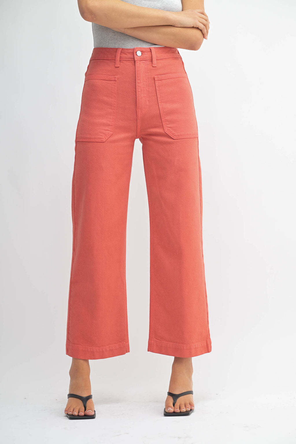 High Rise Utility Pant - Light Mauve