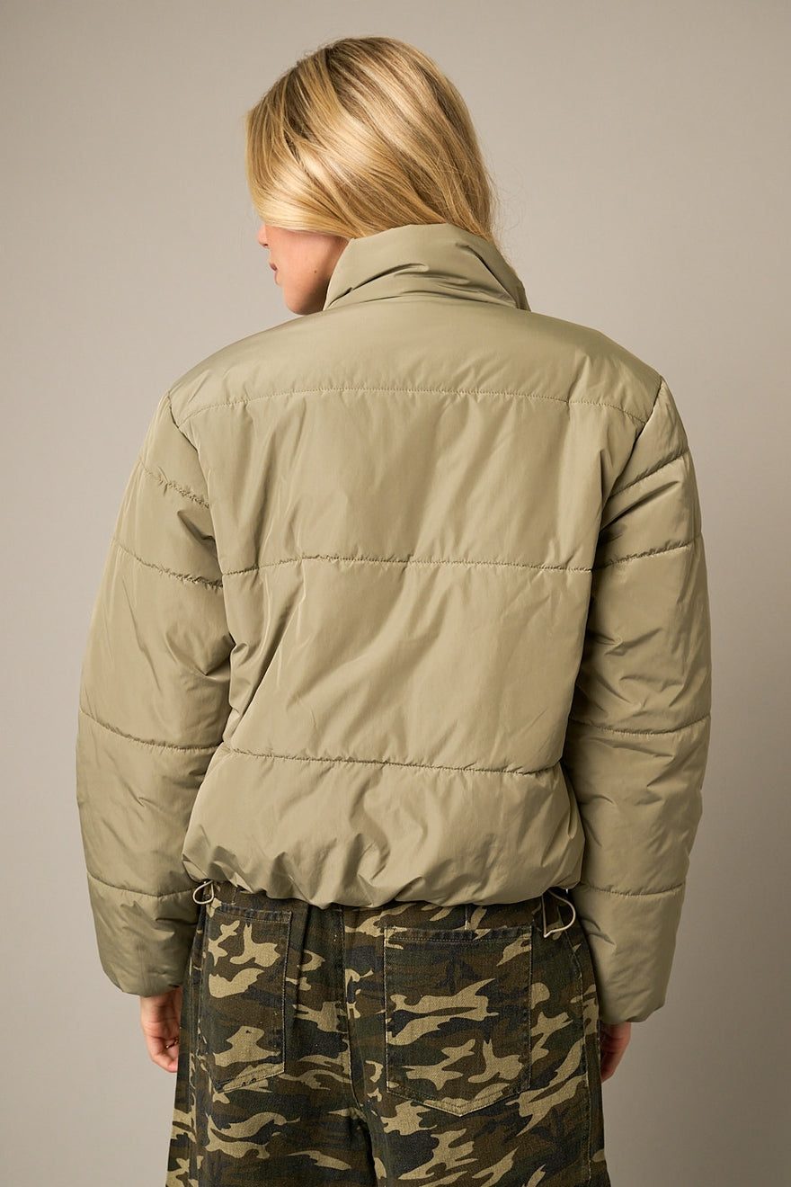 Cropped Puffer Jacket