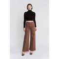 Double Waistband Wide Leg Jeans