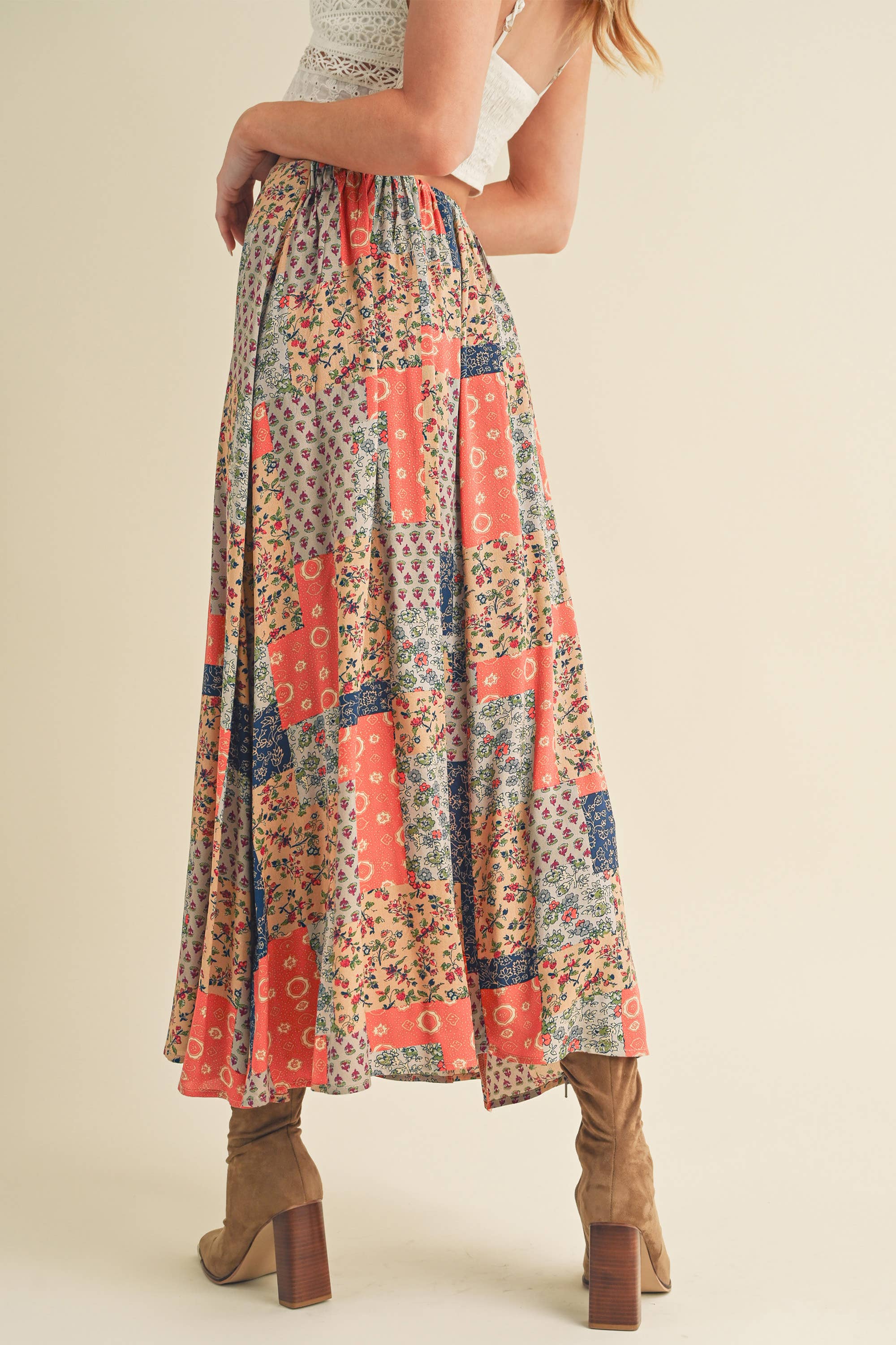 Bohemian Print Skirt