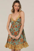 Spaghetti Strap Floral Sundress