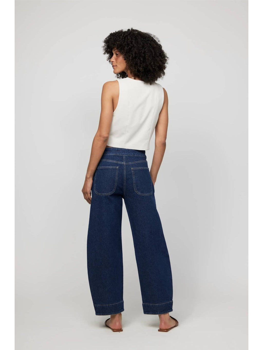 Balloon Leg High Rise Jeans