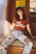 Feel Your Feelings Fitted Tee