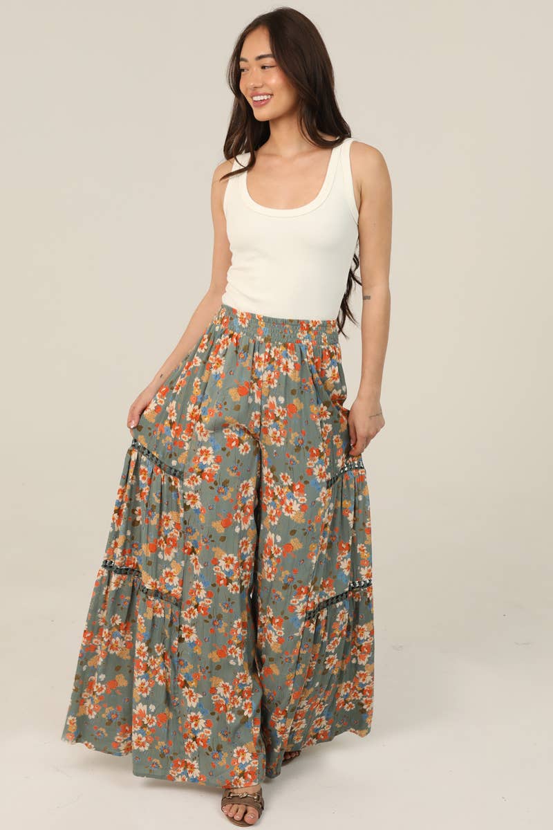 Wide Leg Flowy Pants