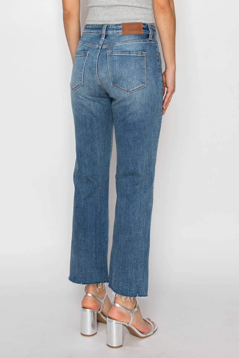 High Rise Straight Leg Jeans