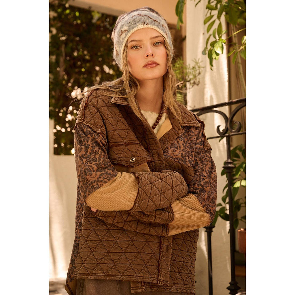 Paisley Patchwork Quilted Jacket