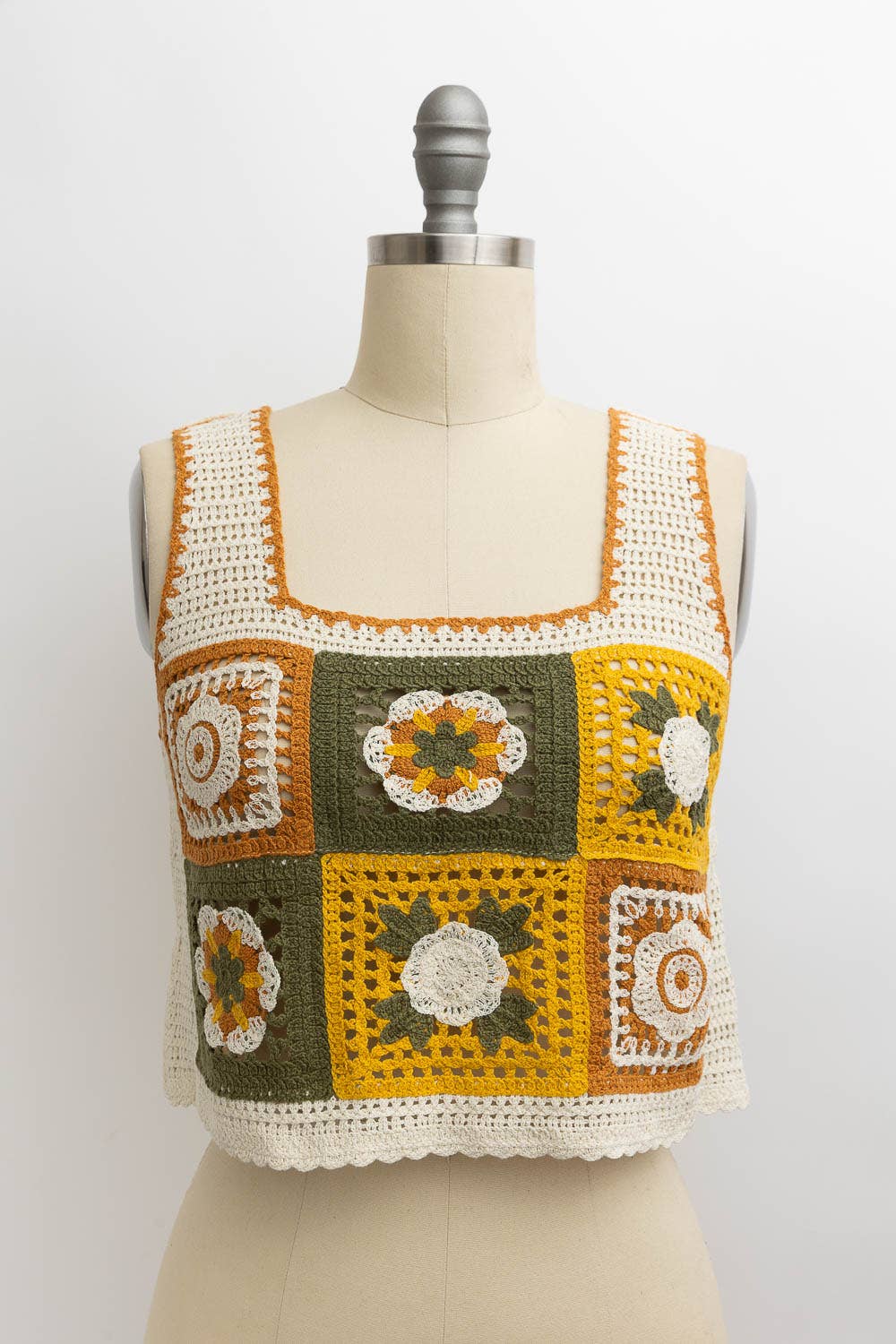 Mosaic Crochet Top