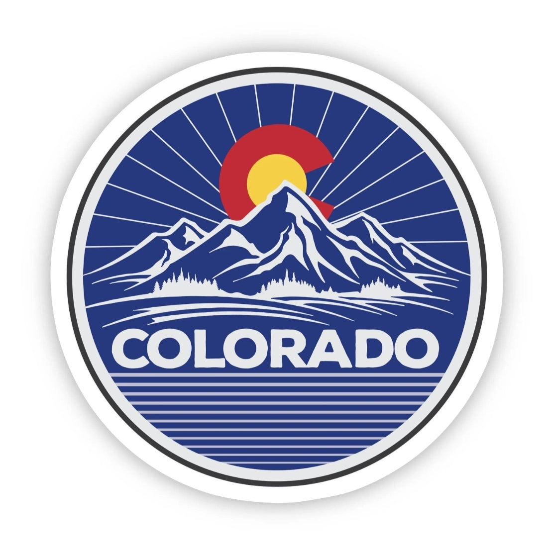 Co Mountian Sticker