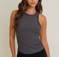 Round Neck Ribbed Tank
