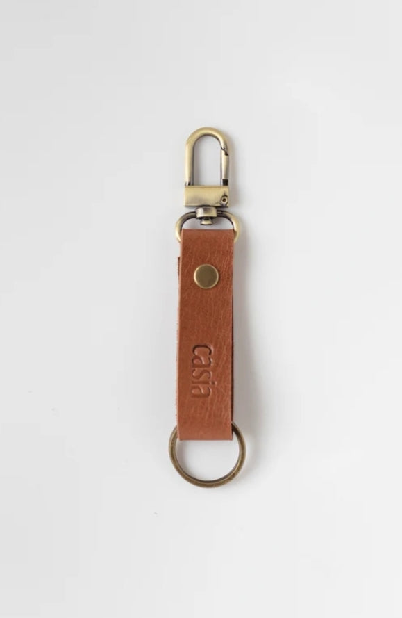 Casia Leather Key Fob