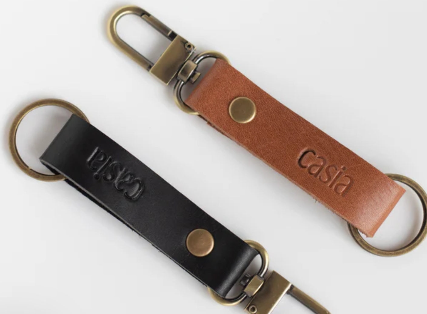 Casia Leather Key Fob