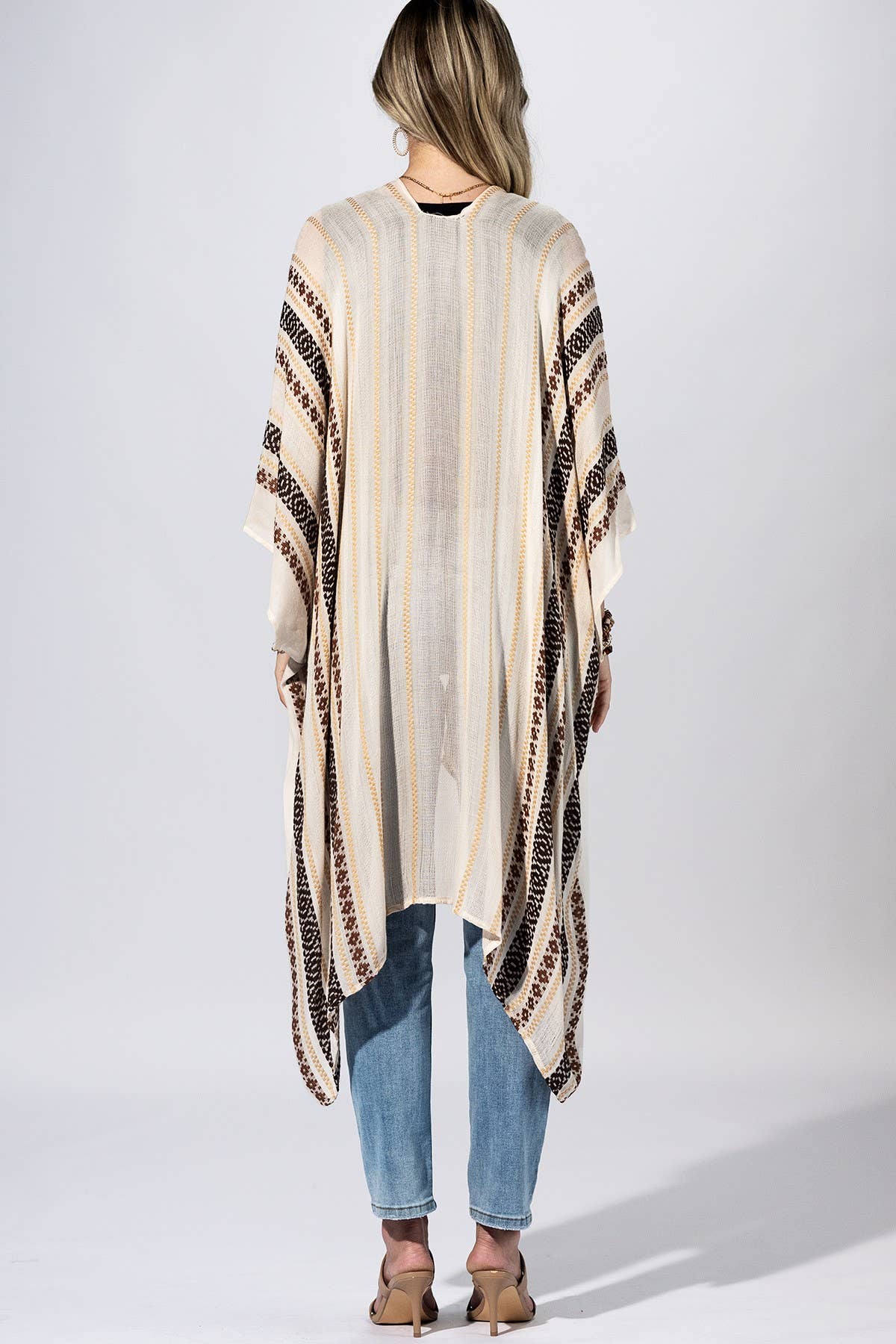 Canyon Stripe Kimono