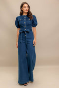 Indigo Denim Jumpsuit