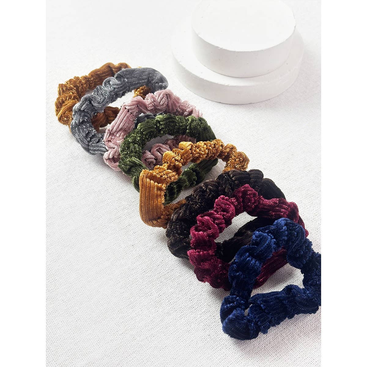 4-Pack Corduroy Scrunchie Combo Set