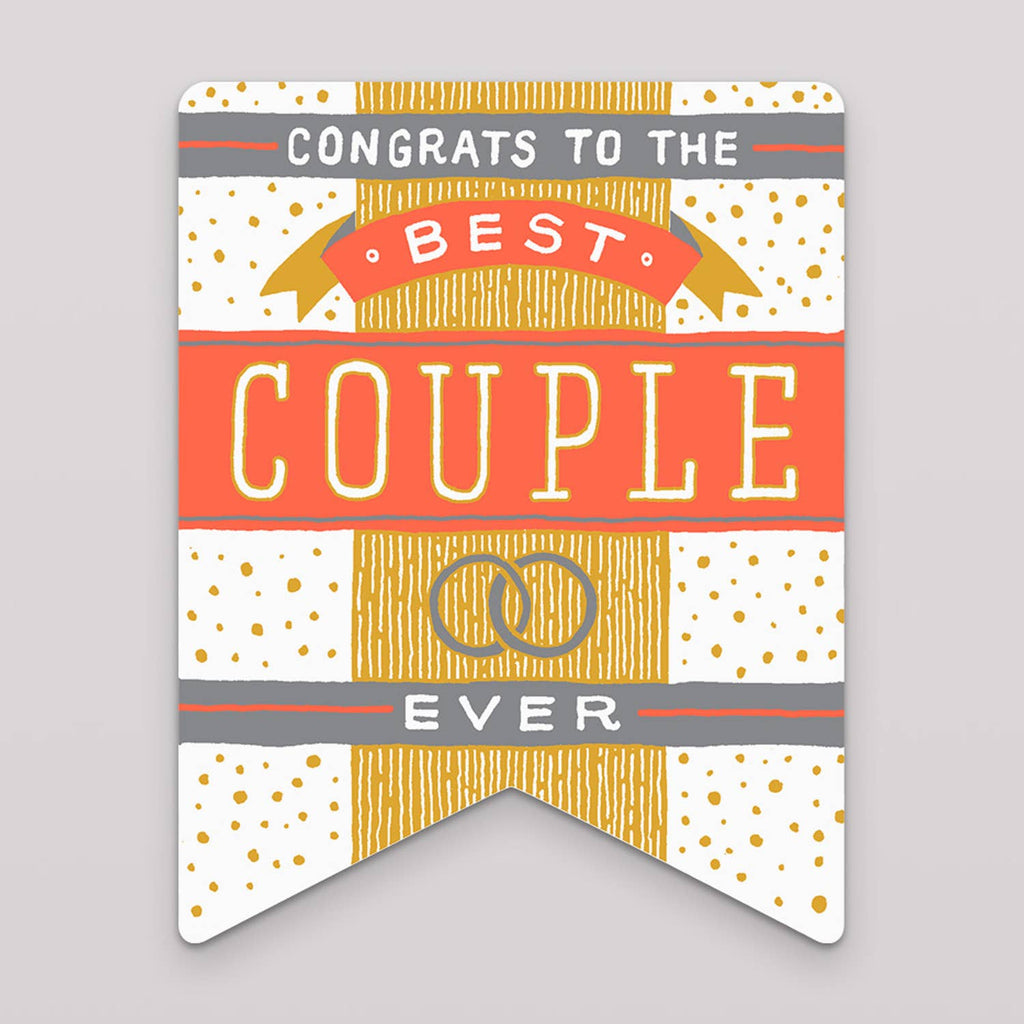Best Couple Ever Banner Card