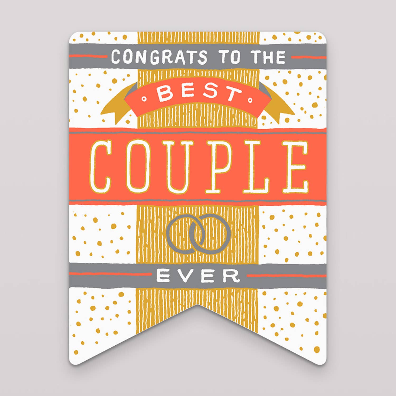 Best Couple Ever Banner Card