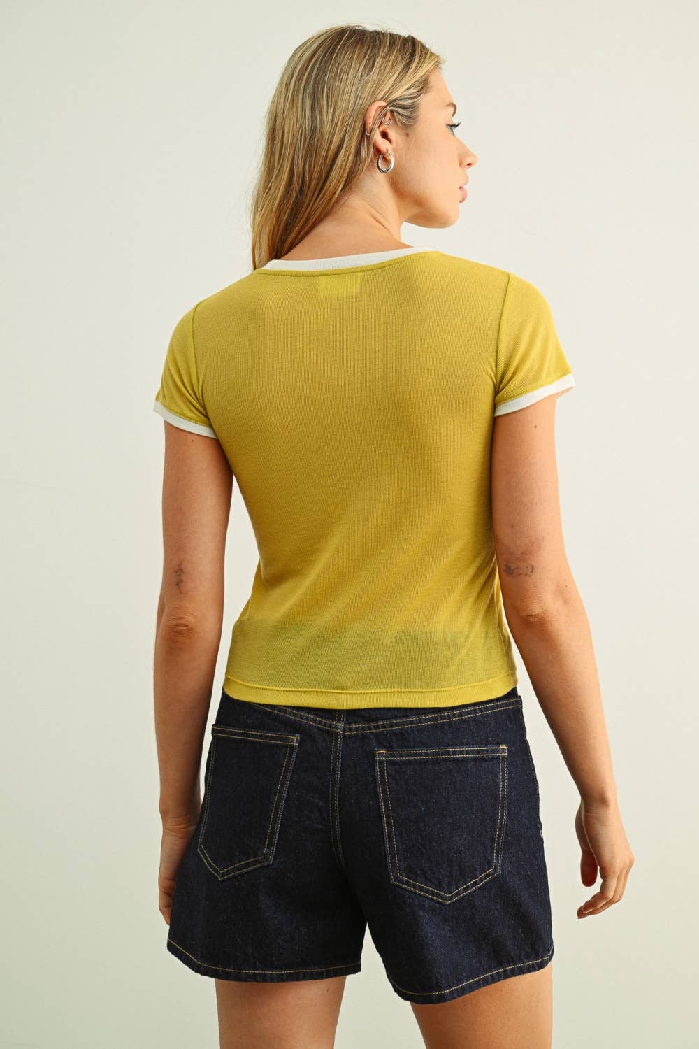 Ringer Short Sleeve Tee