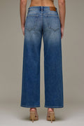 Dark Wash Mid Rise Dad Jean
