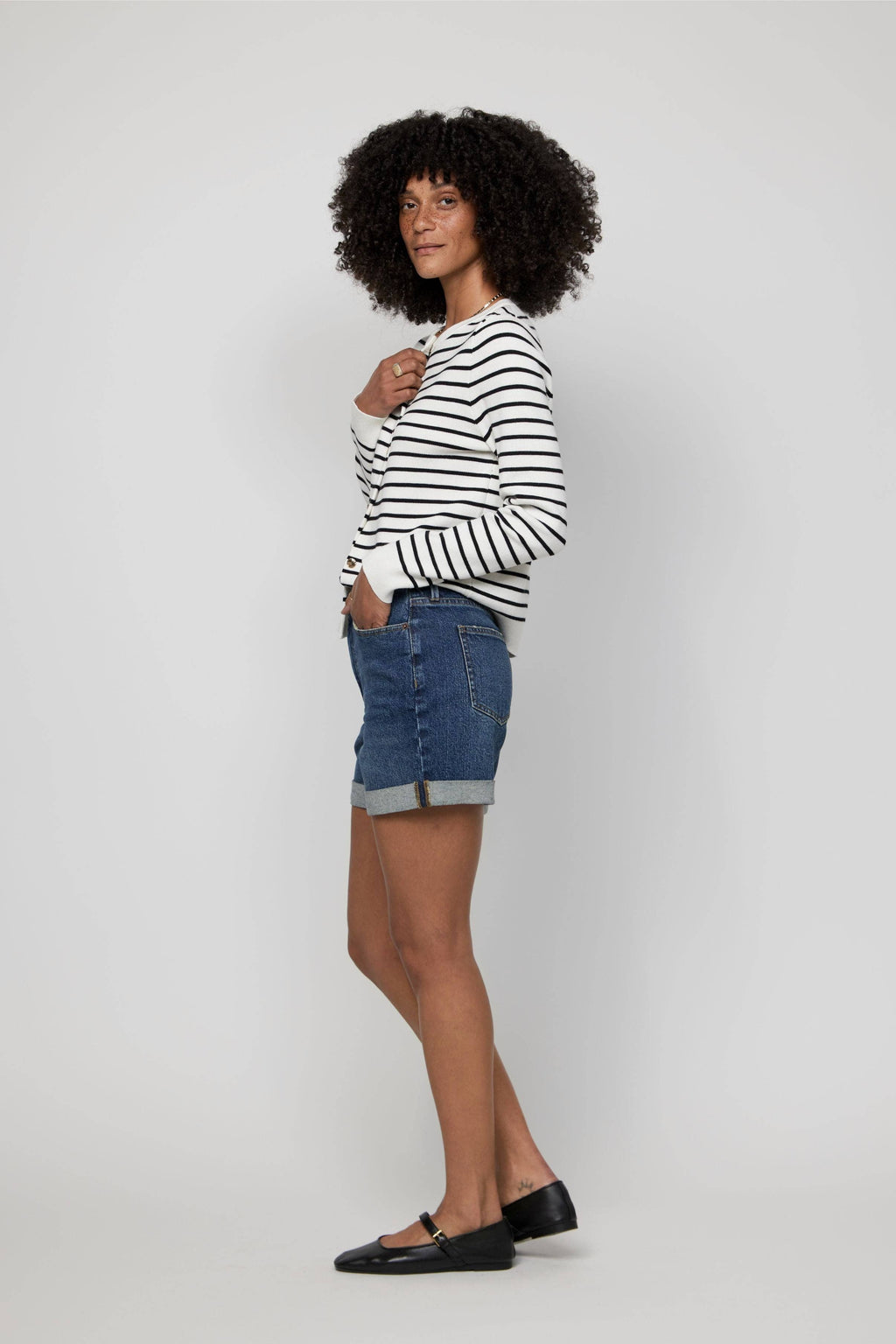 Baxter High Rise Shorts