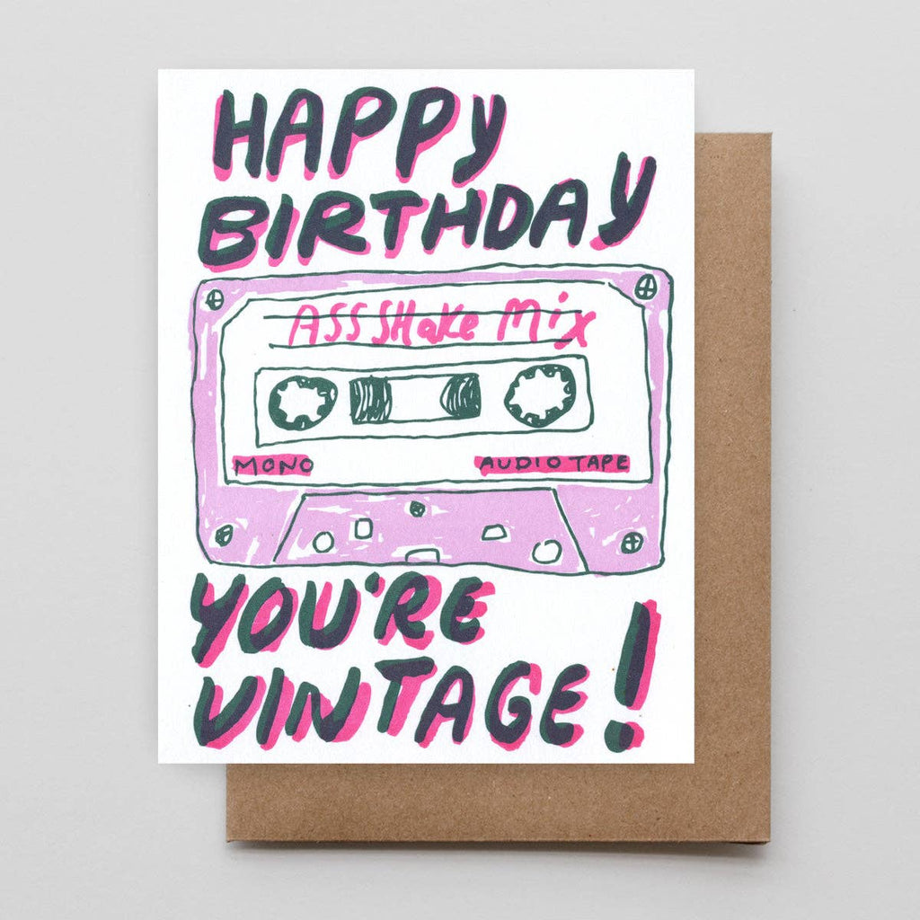 Vintage Mixtape Card