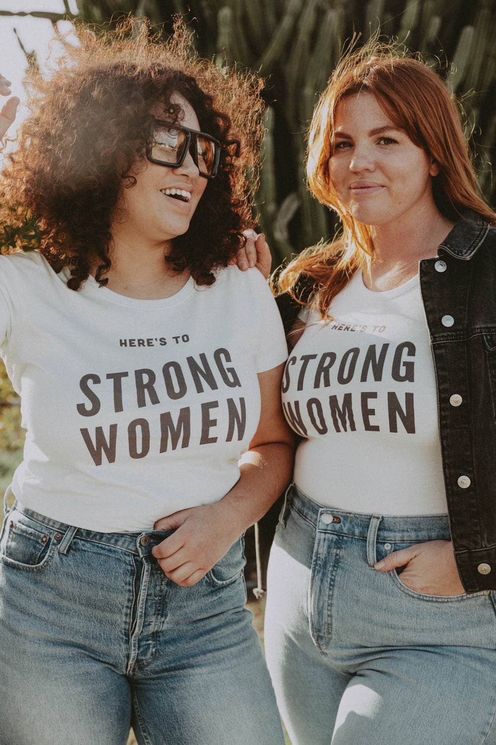 Here's to Strong Women Graphic T-shirt