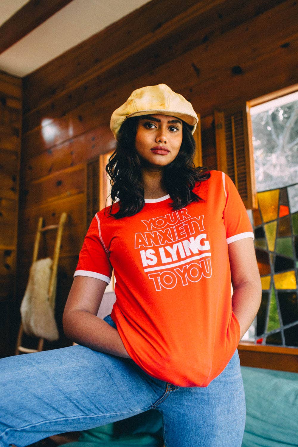 Your Anxiety is Lying to You Graphic T-shirt