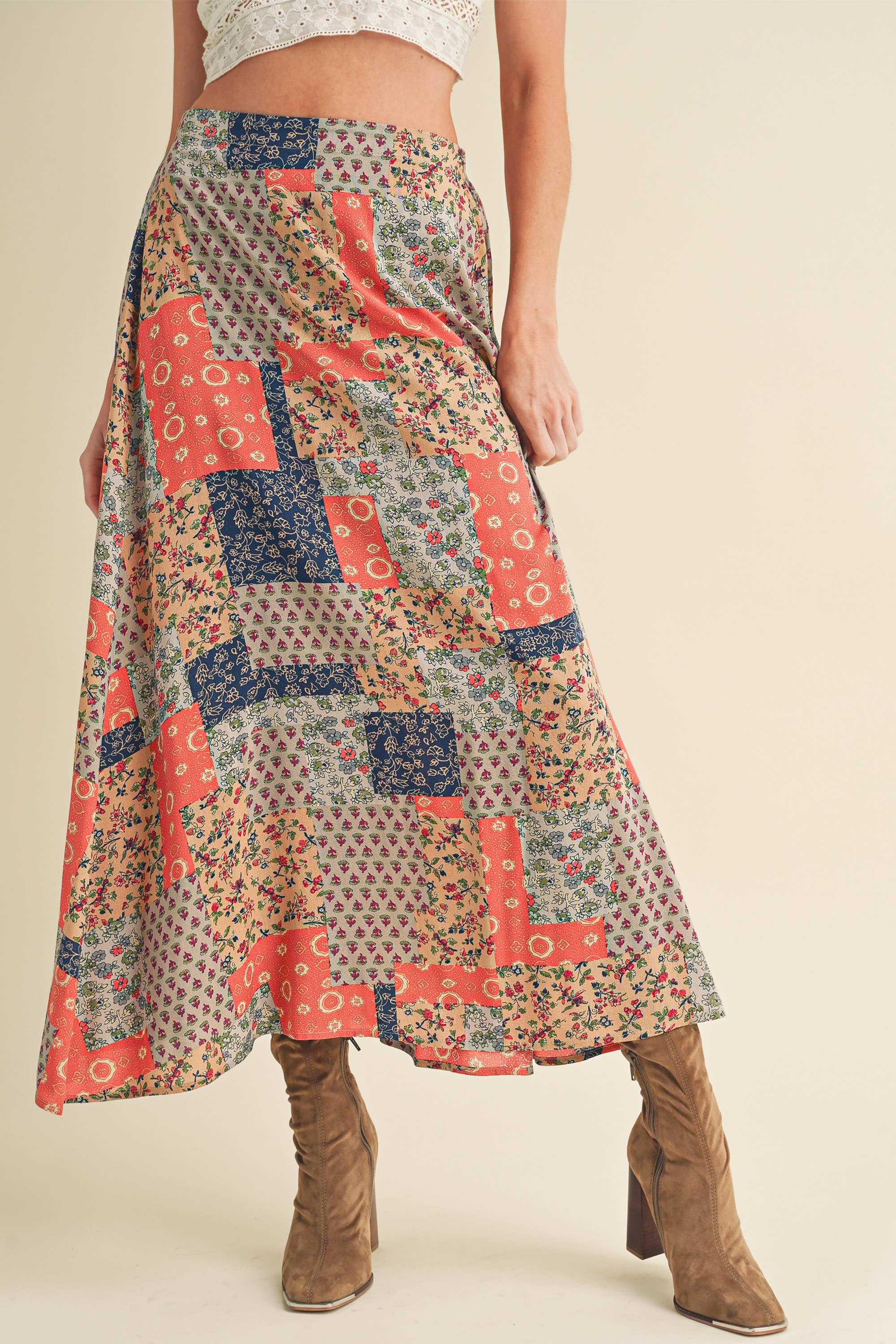 Bohemian Print Skirt