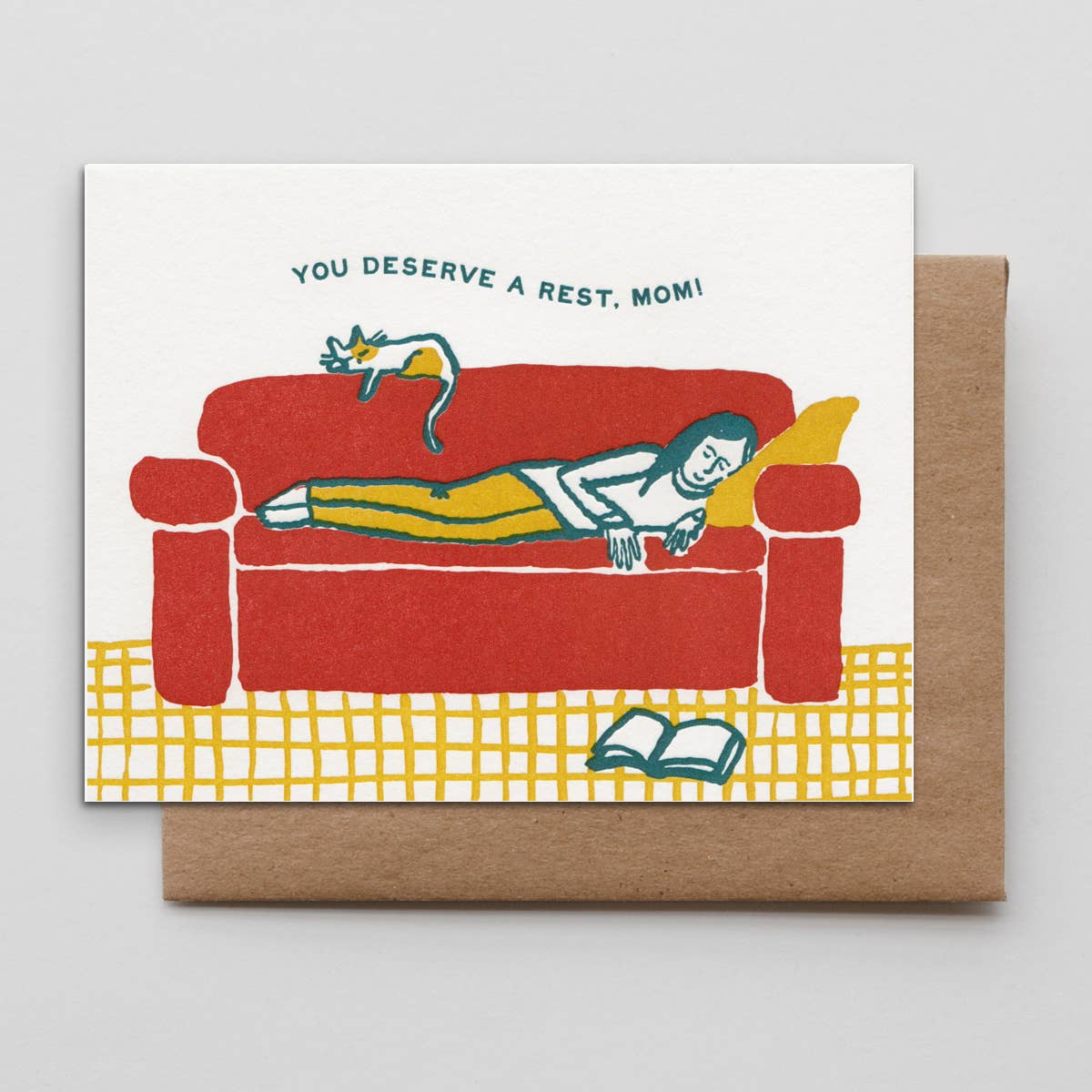 Napping Mom Card