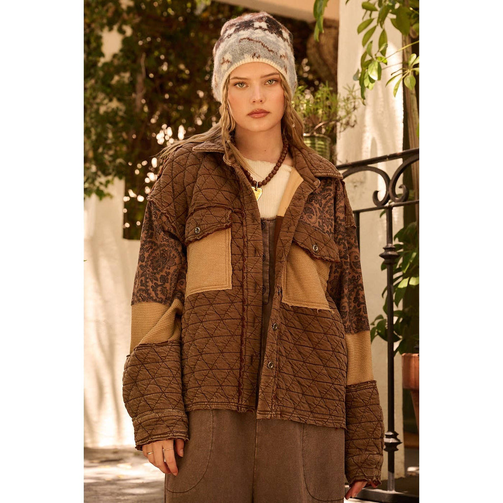 Paisley Patchwork Quilted Jacket