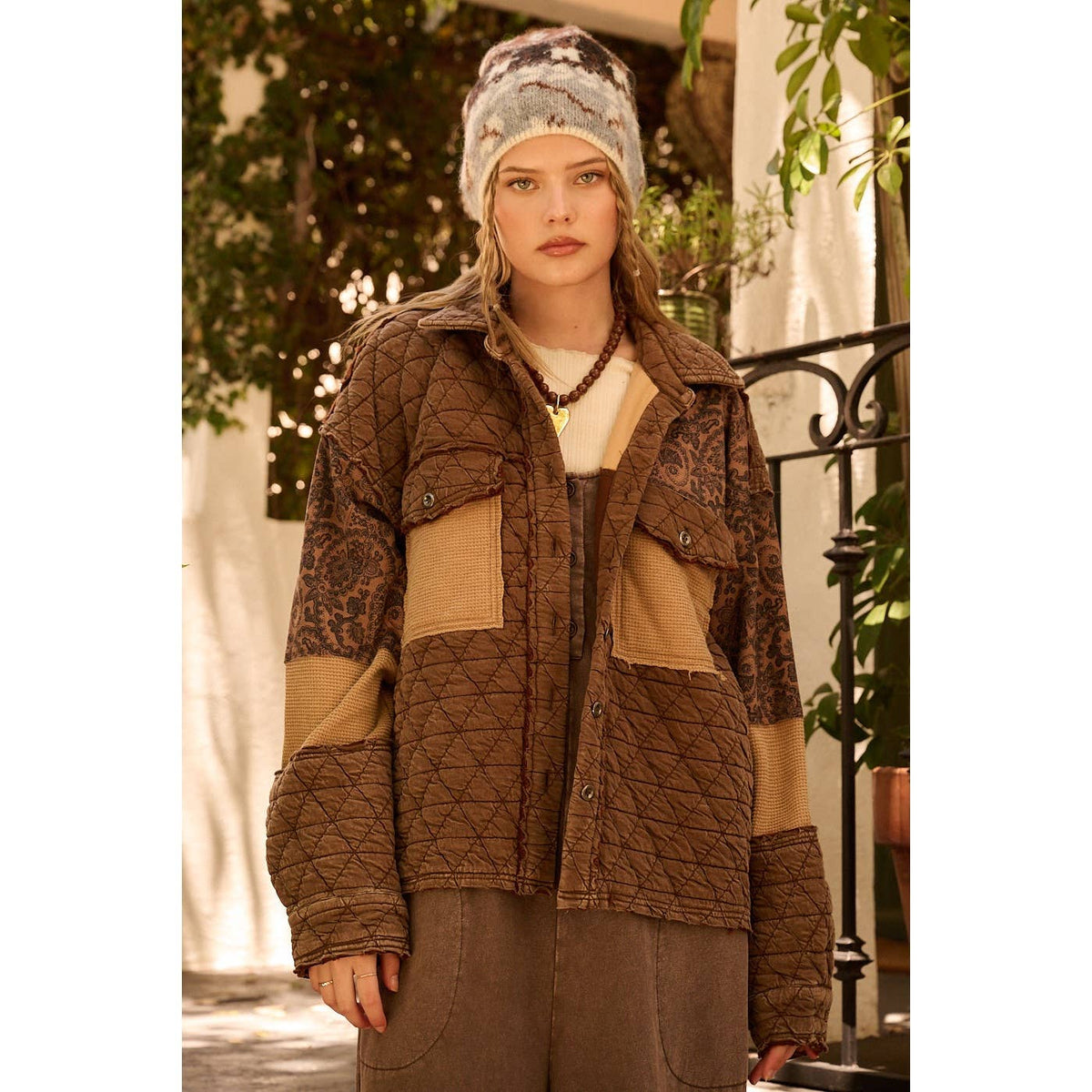Paisley Patchwork Quilted Jacket